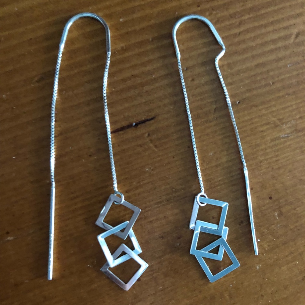 White Gold Earrings